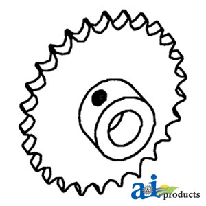 A-71137714 Sprocket Assy., Walker Crank (LH Side)