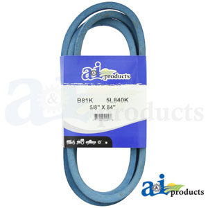 A-B81K Aramid Blue V-Belt (5/8" X 84" )