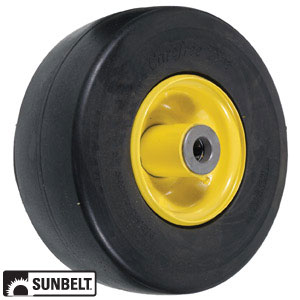 A-B1CO8579 WHEEL-SMOOTH, 9X3.5X4, SOLID, YELLOW