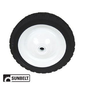 A-B1SB276 WHEEL-DECK, 7X1.5, DIAMOND, STEEL, WHITE