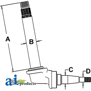 A-405427R92 Spindle (RH/LH)