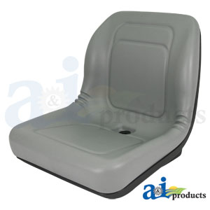 A-LGT100GR Seat, Lawn & Garden, UTV, Tractor, Gray Vinyl