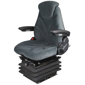 A-F20A7035 Seat, F20 Series w/ Isolator, Air Suspension, Gray Cloth