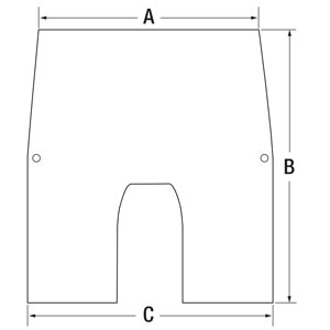 A-R135977 Glass, Windshield, Front