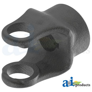 A-10001-1048 Implement Yoke, 7/8" Round Bore, 1/4" Keyway, W/ Set Screw
