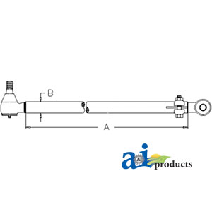 A-E0NN3304AB Tube, Drag Link w/ End