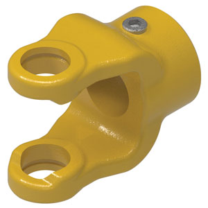 A-800-8230 Implement Yoke, Round Bore w/ Keyway & Set Screw