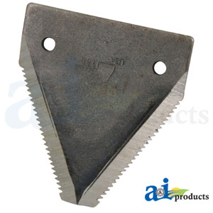 A-211-021 black 11ga under serrated