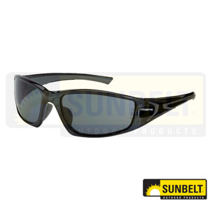 A-B1SG23421 SFTY GLS, RPG, BLACK FR, SMOKE LENS