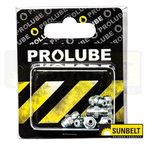 A-B1PLGF46000 1/4"-28 SAE Straight Grease Fitting, 10 pcs