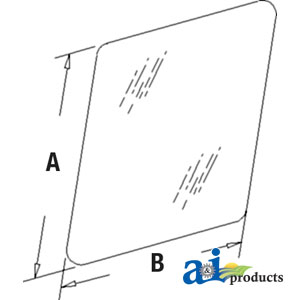 A-AT154429 Glass, Windshield, Upper