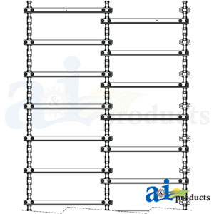 A-AH207777-557 Chain, Feeder House; Wide Spaced (557 Chain)