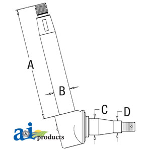 A-505644M93 Spindle (RH/LH)