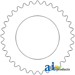 A-1870860M1 Plate, Steel PTO Disc