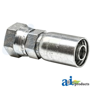 A-F-BSPX-10-12 (HC-F-BSPX) Female BSP Parallel Pipe - Swivel - Straight