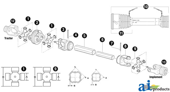 A-BP122271500 Outer Drive Tube