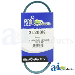 A-3L200K Aramid Blue V-Belt (3/8" X 20")