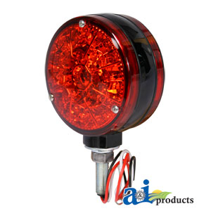 A-28A44 Safety Light; Red, LED, 12 Volt