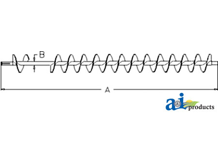 A-87617556 Auger, Grain Tank Lower
