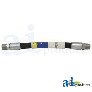 A-PHA2W1212 1/2" Hydraulic Hose Assembly, Rigid x Rigid Male NPT, 12