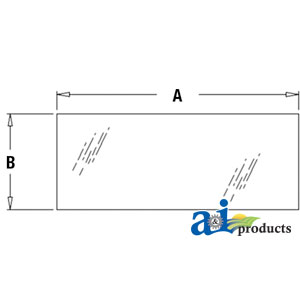 A-T201953 Glass, Rear, Lower