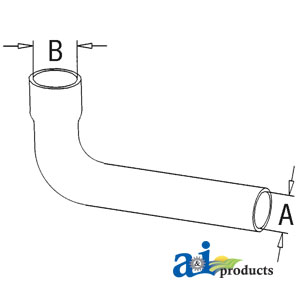 A-3611652M1 Radiator Hose, Top