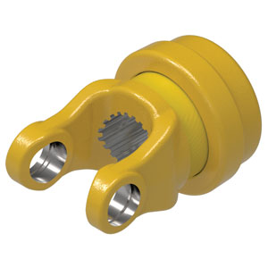 A-101-7121 Yoke, 1 3/8" - 21 Spline w/ Spring-Lok