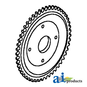 A-H86128 Sprocket, Straw Walker Driven