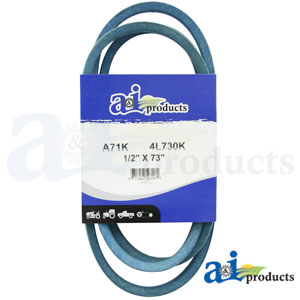 A-A71K Aramid Blue V-Belt (1/2" X 73" )