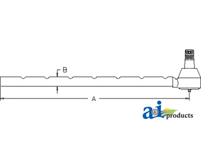 A-35860-62873 Tie Rod End, Outer