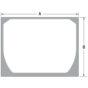 A-FYA00001497 Glass, Rear Window
