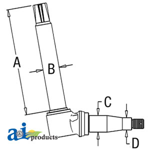 A-AT33636 Spindle (RH/LH)