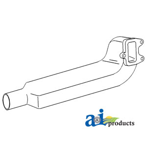 A-533446M2 Elbow, Exhaust, Vertical