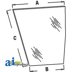 A-248716A1 Glass, Windshield, Lower (LH)