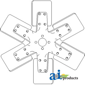 A-521269M1 Fan, 6 Blade