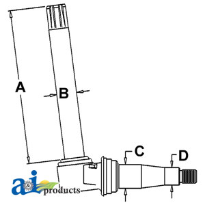A-AT34973 Spindle (RH/LH)