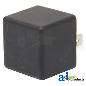 A-RE47824 Relay; 40 Amp, W/ Resistor
