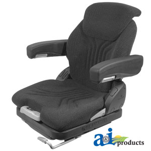 A-MSG65GRC-ASSY Grammer Seat Assembly, CHARCOAL MATRIX CLOTH