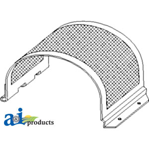 A-1317842C1 Elevator Door, Clean Grain, Perforated