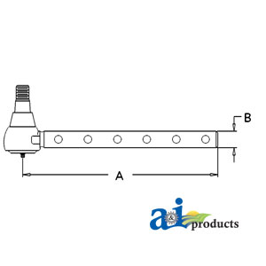 A-3038564M92 Tie Rod, Outer (RH/LH)