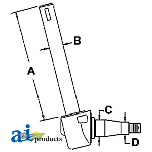 A-519390M91 Spindle (RH)