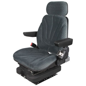 A-F10A4005 Seat, F10 Series, Low Pro Air Suspension, Gray Cloth