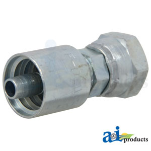 A-F-DL08-15-22-W Din Light 24 degree Seat Female Swivel with O-Ring