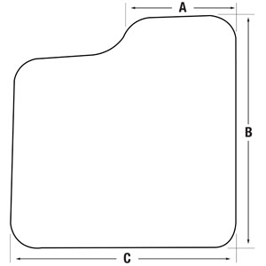 A-7170289 Glass, Lower Door