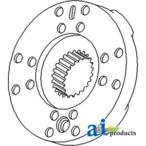 A-70277327 Brake Plate Assembly w/ Lining