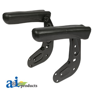 A-T500ARM Armrests, Adjustable, BLK