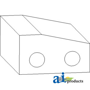 A-R64753 Spacer, Drawbar Rear Support