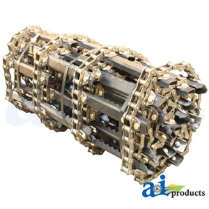 A-71412327 Chain Assembly; Front Feederhouse, 4 Strand, Serrated Slats