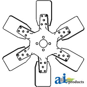 A-84355C1 Fan, 6 Blade