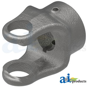 A-806-0616 Round Bore Implement Yoke (w/ Double Keyway & Set Screw)